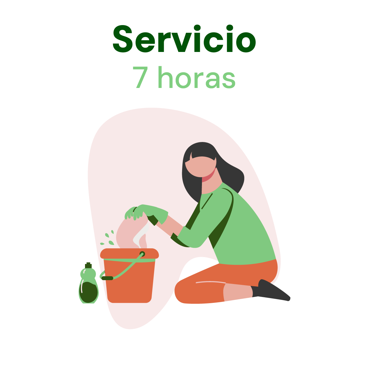 Servicio de limpieza 7 horas
